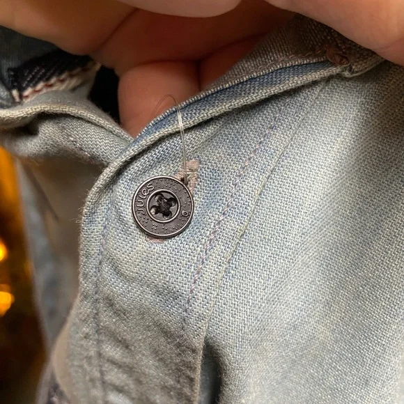 💜6️⃣5️⃣0️⃣ Denim Shirt. Size - Slim Fit S - Picture 9 of 9